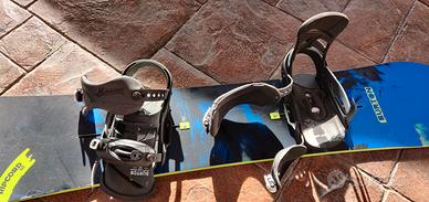 tavola snowboard Burton Ripcord 50 con attacchi