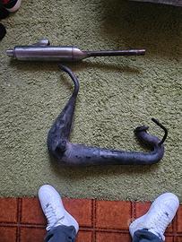 Scarico completo originale Derbi gpr 125 2t