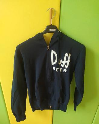 Felpa Blu Duff beer 