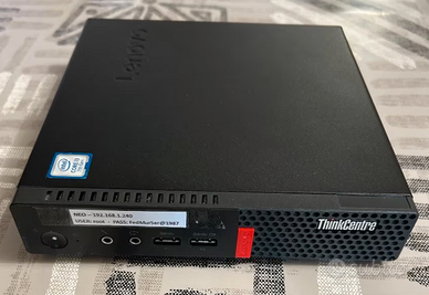 Lenovo m910q + 8 GB Ram + Monitor 22 + Accessori