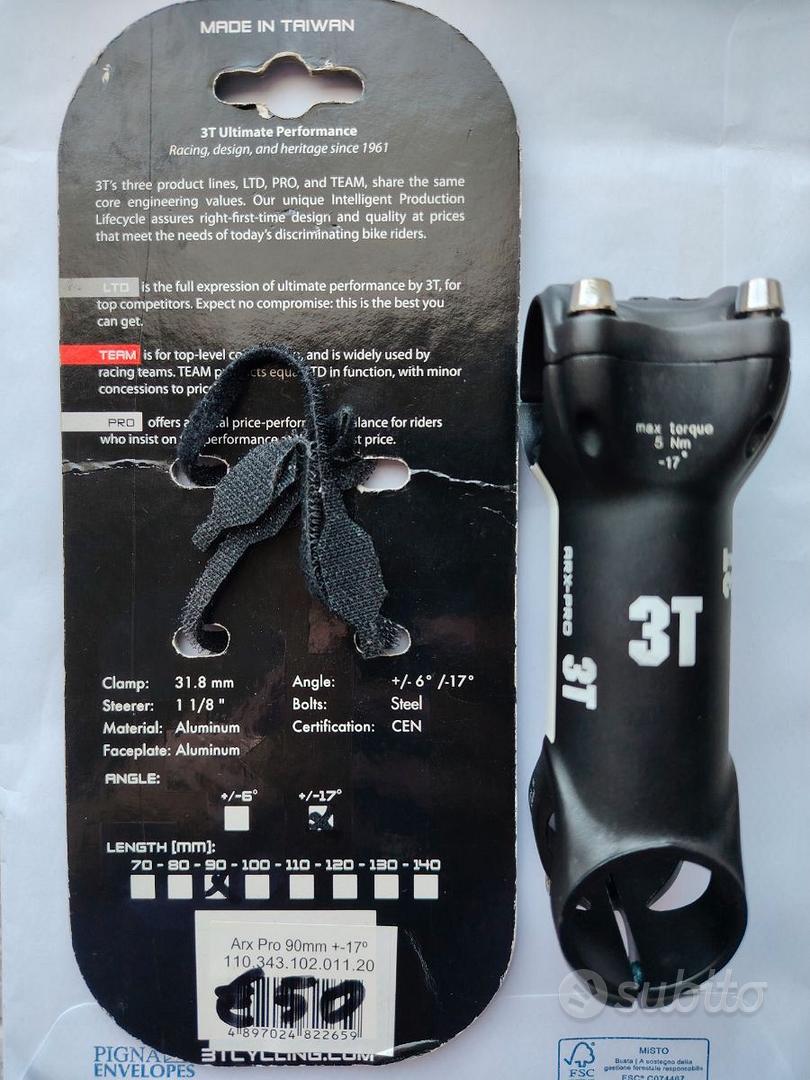 Kit Supporto Manubrio Per Bici – Con 2 Adattatori Per Computer Garmin E Bryton, Montaggio Su Tappo Sterzo, Nero