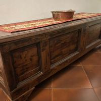 Cassapanca in legno massello