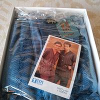 Pigiama uomo Cardigan misto lana e cotone 