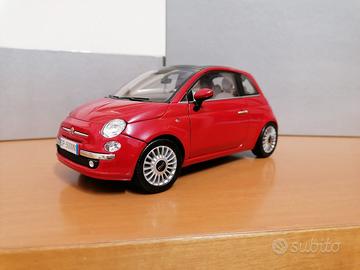 Mondo Motors 1:18 Fiat 500 no Politoys Mebetoys 