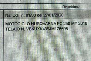 Moto Husquarna cross