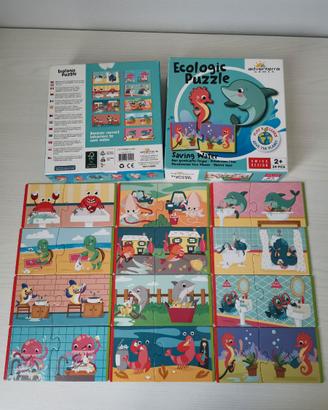Ecologic Puzzle Saving Water