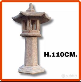 Statua pagoda giapponese lampada lanterna