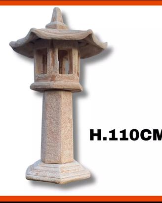 Statua pagoda giapponese lampada lanterna