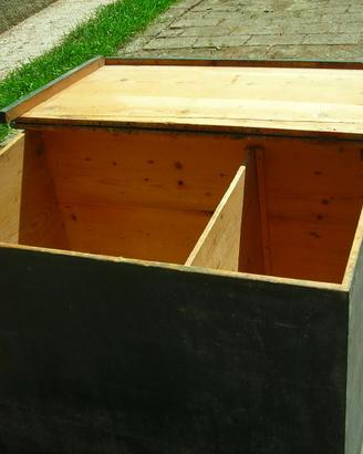 MADIA CASSA IN LEGNO GRANO FARINAAURARE
