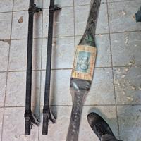 Portapacchi Opel Corsa più portabici universale.