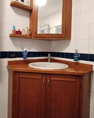 Mobile bagno in massello essenza teak