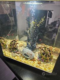 biOrb cubo 60 litri  con arredi originali. 