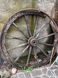 Ruota carro legno