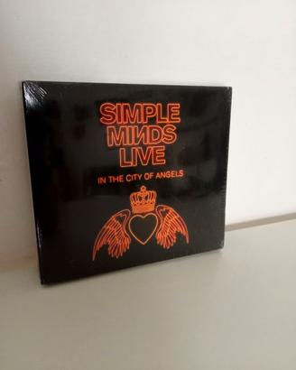 Doppio CD dei Simple Minds autografato sigillato