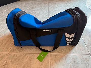 Erima Borsa sportiva Six Wings, new royal/nero, L