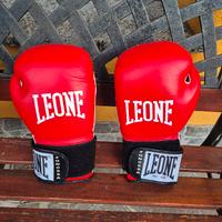 Leone guantoni boxe tg. 10 e parastinchi TG.L  