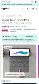Tastiera Logitech Combo touch Apple ipad pro 12.9