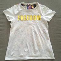 T-shirt MSGM originale in cotone e seta tg 10 anni
