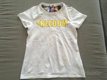 T-shirt MSGM originale in cotone e seta tg 10 anni