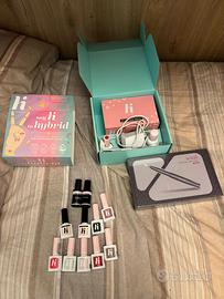 Kit semipermanente,10 smalti semipermanenti, fresa