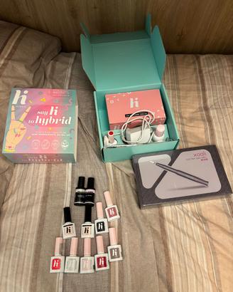 Kit semipermanente,10 smalti semipermanenti, fresa