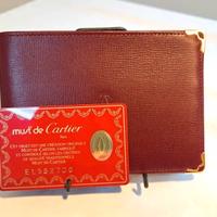 Must de Cartier Portafoglio Pelle Bordeaux