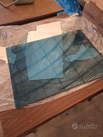 piano in vetro blu 50x70