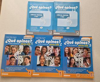 Lote Método d español "¿Qué opinas? 1,2,3"