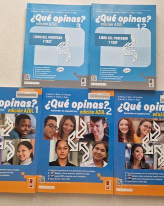 Lote Método d español "¿Qué opinas? 1,2,3"