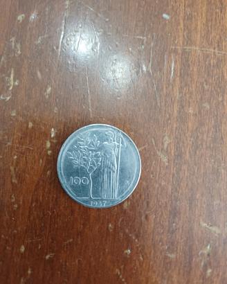 moneta vecchie 100 Lire del 1957