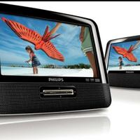 Dvd portatile con 2 schermi