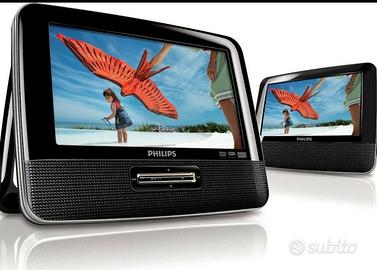 Dvd portatile con 2 schermi