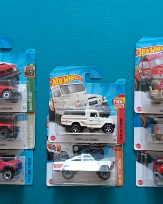 HOT WHEELS  - Jeep Mitsubishi  Toyota Humvee