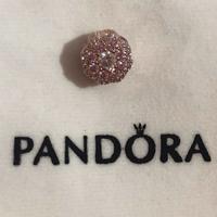 PANDORA 787851NPM Charm Fiore Rosa Scintillante