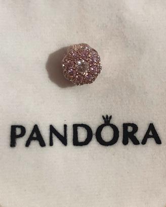 PANDORA 787851NPM Charm Fiore Rosa Scintillante