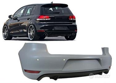 Paraurti posteriore Golf 6 GTI Look con diffusore