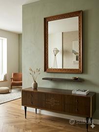 Sideboard Mid Century Noce Fiamnato