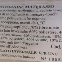 Materasso singolo
