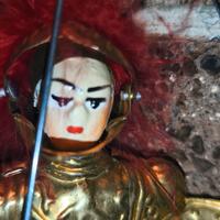 Piccolo Pupo siciliano Vintage Angelica Cm 18 Da C