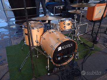 Batteria X-Drum Pro Stage all maple shell acero