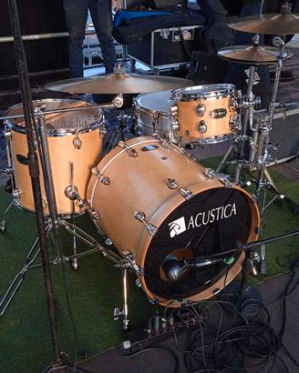 Batteria X-Drum Pro Stage all maple shell acero