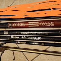 Set di 4 canne  da pesca 