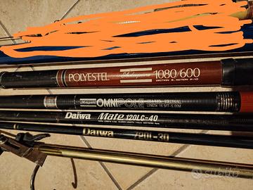 Set di 4 canne  da pesca 
