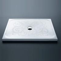 Piatto Doccia Ultraslim 90x90 con motivi floreali