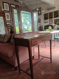 CONSOLE DA TOELETTA  D'EPOCA CON SPECCHIERA