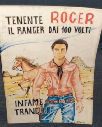 1 Fumetto vintage Tenente Roger cover Terence Hill