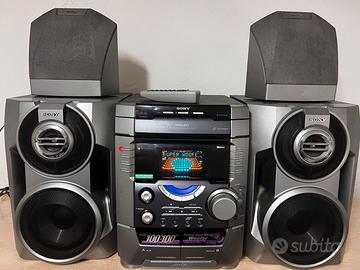 Sony MHC-BX7 Hi-Fi 3 CD, Doppia Cassetta
