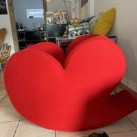 MOROSO Poltrona SOFT HEART in Lana rossa