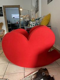 MOROSO Poltrona SOFT HEART in Lana rossa