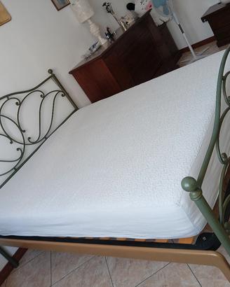 Letto in ferro battuto + doghe 